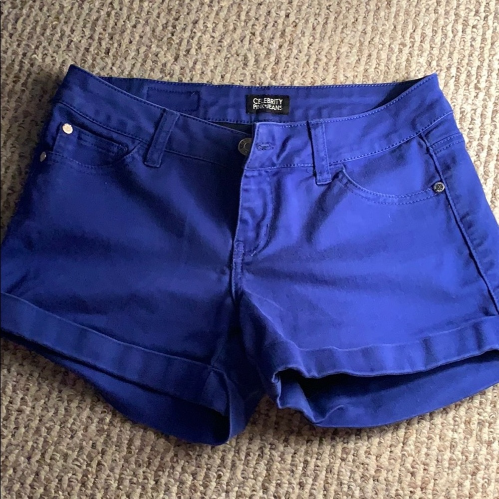 Blue shorts